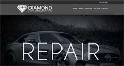 Desktop Screenshot of diamondautobodyandpaint.com